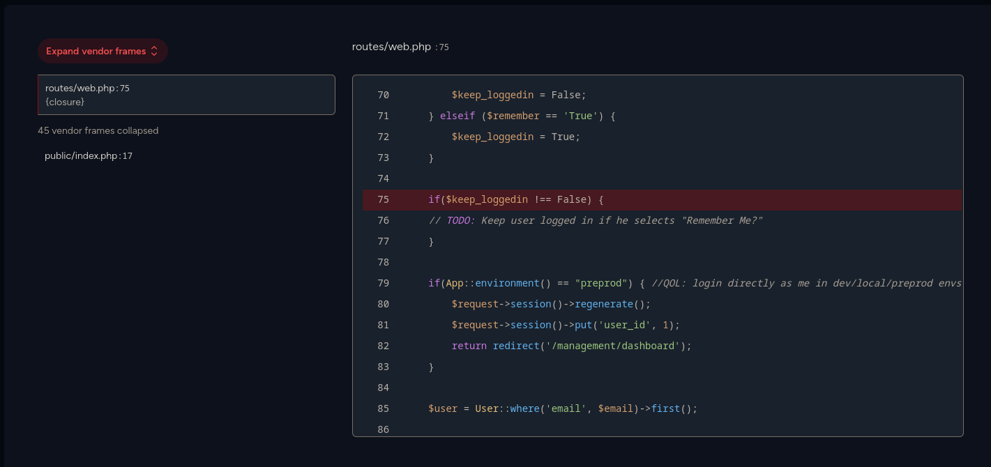 Undefined Variable $Keep_loggedin