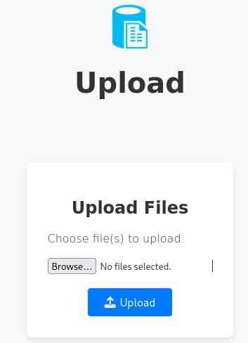 Era Storage Upload page