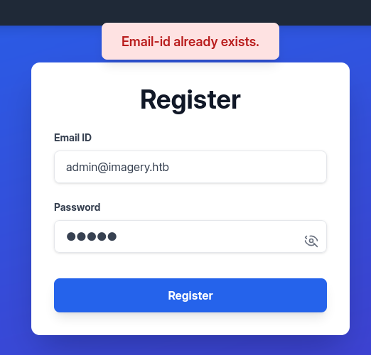 Email already exists