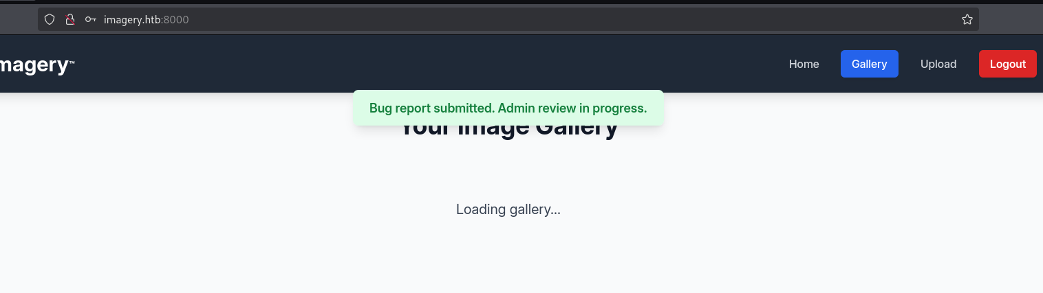 Bug Report Submitted