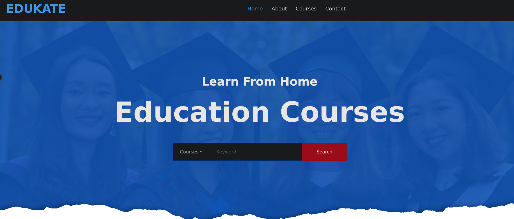 Edukate home page
