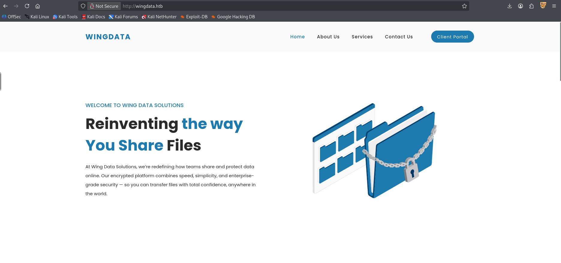 Wing Data Main Webpage